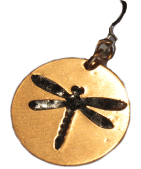 Limited Item: Copper Dragonfly Earrings by Dani'z Designz Montana