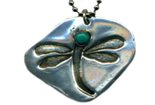 Recycled Silver Dragonfly Pendant from Dani'z Designs Montana