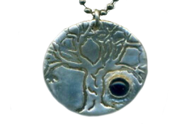 Dragonfly Silver Pendant - Recycled Silver by Dani'z Designz Jewelry