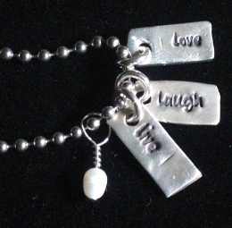 Silver and Crystal Charms by Dani'z Designz of Missoula MT